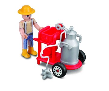 Bburago Farmland 10cm Cattle Set - Fendt, NH, M-F