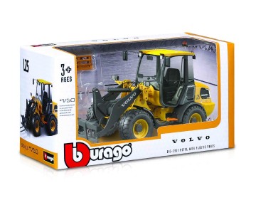 Bburago 1/50 Volvo L25 w/ Forklift 