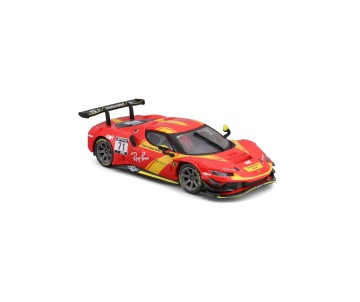 Bburago 1/43 Racing Ferrari 296GT3 (2023) - Red