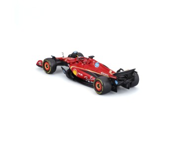 Bburago 1/43 SFR Ferrari Season Car w/ driver (2024) (Leclerc #16)
