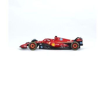 Bburago 1/43 SFR Ferrari Season Car w/ driver (2024) (Leclerc #16)