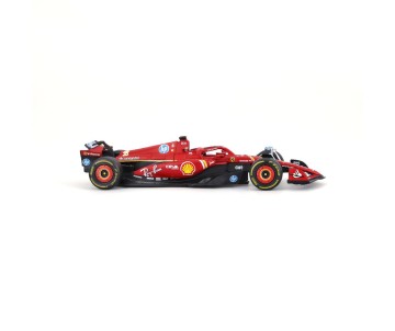 Bburago 1/43 SFR Ferrari Season Car w/ driver (2024) (Leclerc #16)