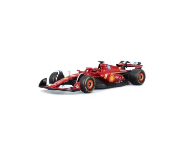 Bburago 1/43 SFR Ferrari Season Car w/ driver (2024) (Leclerc #16)