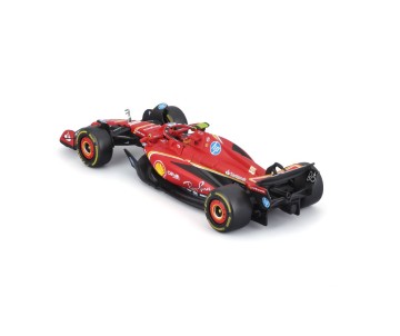 Bburago 1/43 SFR Ferrari Season Car w/ driver (2024) (Sainz #55)