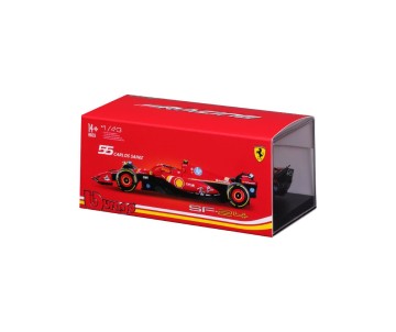 Bburago 1/43 SFR Ferrari Season Car w/ driver (2024) (Sainz #55)