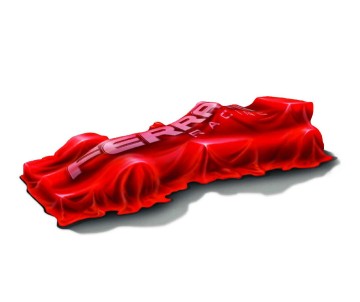 Bburago 1/43 SFR Ferrari Season Car w/ helmet (2025) - Leclerc #16
