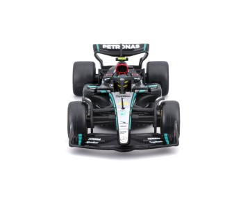 Bburago 1/43 Race Formula Mercedes W15 w/helmet (2024) - Hamilton #44