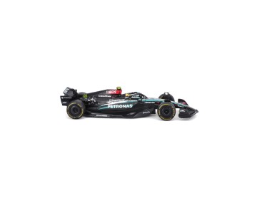 Bburago 1/43 Race Formula Mercedes W15 w/helmet (2024) - Hamilton #44
