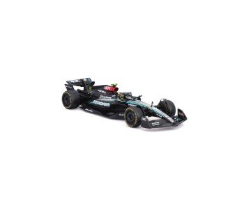 Bburago 1/43 Race Formula Mercedes W15 w/helmet (2024) - Hamilton #44