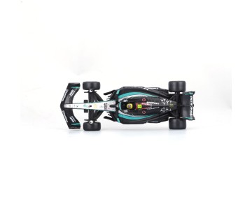 Bburago 1/43 Race Formula Mercedes W15 w/helmet (2024) - Hamilton #44