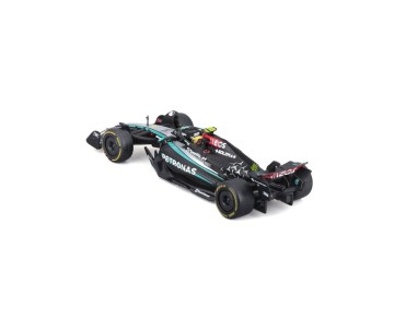 Bburago 1/43 Race Formula Mercedes W15 w/helmet (2024) - Hamilton #44