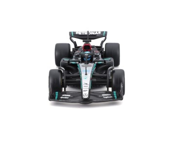 Bburago 1/43 Race Formula Mercedes W15 w/helmet (2024) - Russell #63