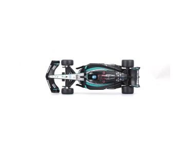 Bburago 1/43 Race Formula Mercedes W15 w/helmet (2024) - Russell #63