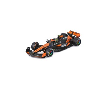 Bburago 1/43 Race Formula McLaren MCL38 w/ helmet (2024) - Norris #4