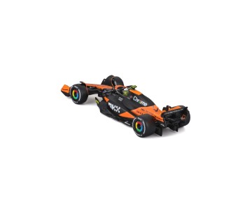 Bburago 1/43 Race Formula McLaren MCL38 w/ helmet (2024) - Norris #4