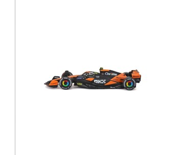 Bburago 1/43 Race Formula McLaren MCL38 w/ helmet (2024) - Norris #4
