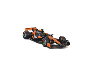 Bburago 1/43 Race Formula McLaren MCL38 w/ helmet (2024) - Norris #4
