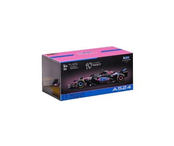 Bburago 1/43 Race Formula BWT Alpine F1 Team A524 w/helmet (2024)  - Gasly #10
