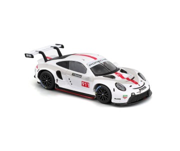 Bburago 1/43 Race Porsche 911 RSR - White
