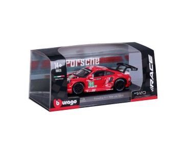 Bburago 1/43 Race Porsche 911 RSR  2020 - Red #91