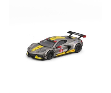 Bburago 1/43 Race 2020 Chevrolet Corvette C8R - Yellow/Grey