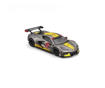Bburago 1/43 Race 2020 Chevrolet Corvette C8R - Yellow/Grey