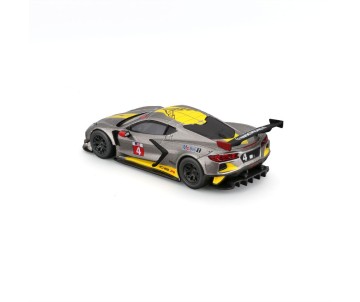 Bburago 1/43 Race 2020 Chevrolet Corvette C8R - Yellow/Grey