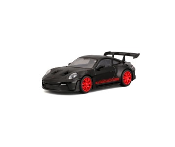 Bburago 1/43 Race Porsche 911 GT3 RS - Black w/ Red Text