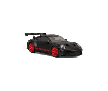Bburago 1/43 Race Porsche 911 GT3 RS - Black w/ Red Text