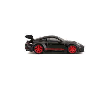 Bburago 1/43 Race Porsche 911 GT3 RS - Black w/ Red Text