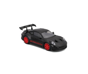 Bburago 1/43 Race Porsche 911 GT3 RS - Black w/ Red Text