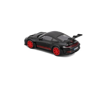 Bburago 1/43 Race Porsche 911 GT3 RS - Black w/ Red Text