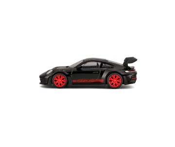 Bburago 1/43 Race Porsche 911 GT3 RS - Black w/ Red Text