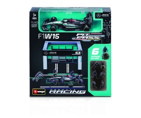 Bburago 1/43 Race Formula Mercedes W15 Pit Pass  (2024) - Hamilton #44