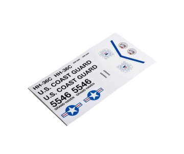 Blade Helicopters Decal Set: Eclipse 360 Coast Guard