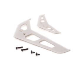 Blade Helicopters Stabilizer Fin Set, White: 200 SR X