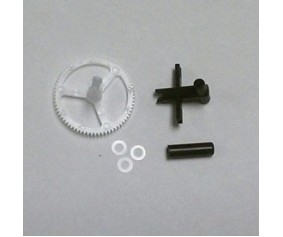 Blade Helicopters Lower Rotor Head, Outer Shaft/Gear, Washers (3)