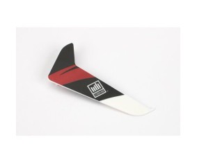 Blade Helicopters Vertical Fin with Red Decal: 120SR