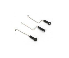 Blade Helicopters Servo Pushrod Set with ball link: 3pcs: mCP S/X