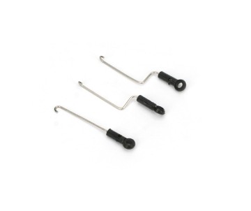 Blade Helicopters Servo Pushrod Set with ball link: 3pcs: mCP S/X