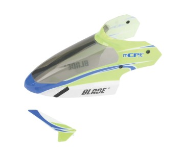 Blade Helicopters ComplGrCanopyw/VertFin:mCP S/X