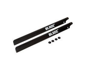 Blade Helicopters CF FBL Main  Blade Set with Washers: B450 X