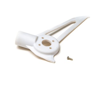 Blade Helicopters Vertical Tail Fin/Motor Mount (White): 150 S