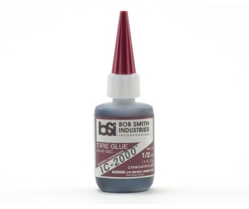 Bob Smith Industries IC-2000 Black Rubber Toughened CA (1/2oz)