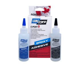 CECCORP C-Poxy 5, 5 min Epoxy Glue Kit (8.5 oz)