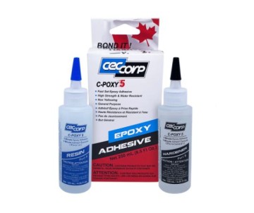 CECCORP C-Poxy 5, 5 min Epoxy Glue Kit (8.5 oz)