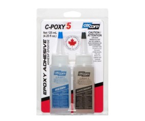CECCORP C-Poxy 5, 5 min Epoxy Glue Kit (4.25 oz)