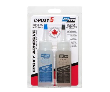 CECCORP C-Poxy 5, 5 min Epoxy Glue Kit (4.25 oz)