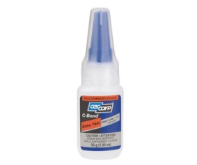 CECCORP C-Bond Extra Thin, Ultra-low viscosity of 3-5 cps, curing time of 2-4 seconds (1.05 oz)