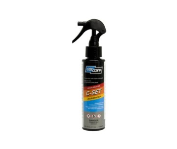 CECCORP C-Set CA Glue Accelerator Mist Spray - Foam Safe (2 oz)